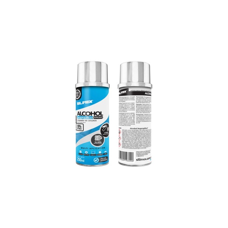 ALCOHOL ISOPROPILICO SILIMEX AEROSOL 250 ML  BOTE
