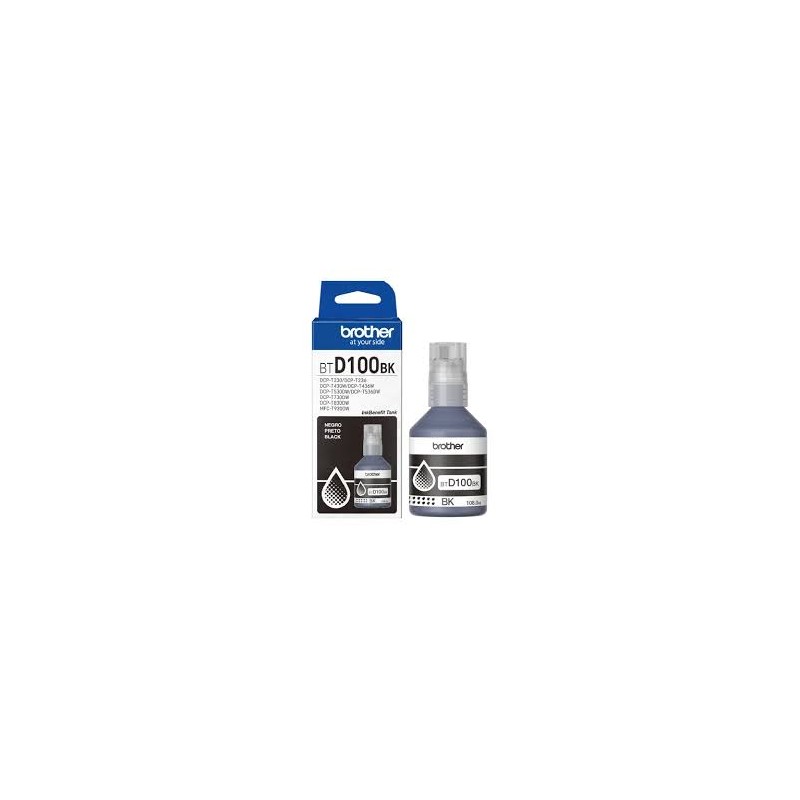 TINTA BROTHER ALTO RENDIMIENTO, BTD100BK NEGRO